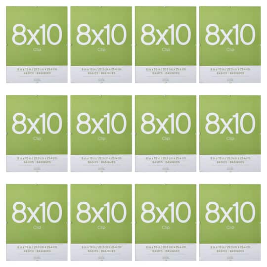 12 Pack: Clip 8" x 10" Frame, Basics by Studio Décor®
